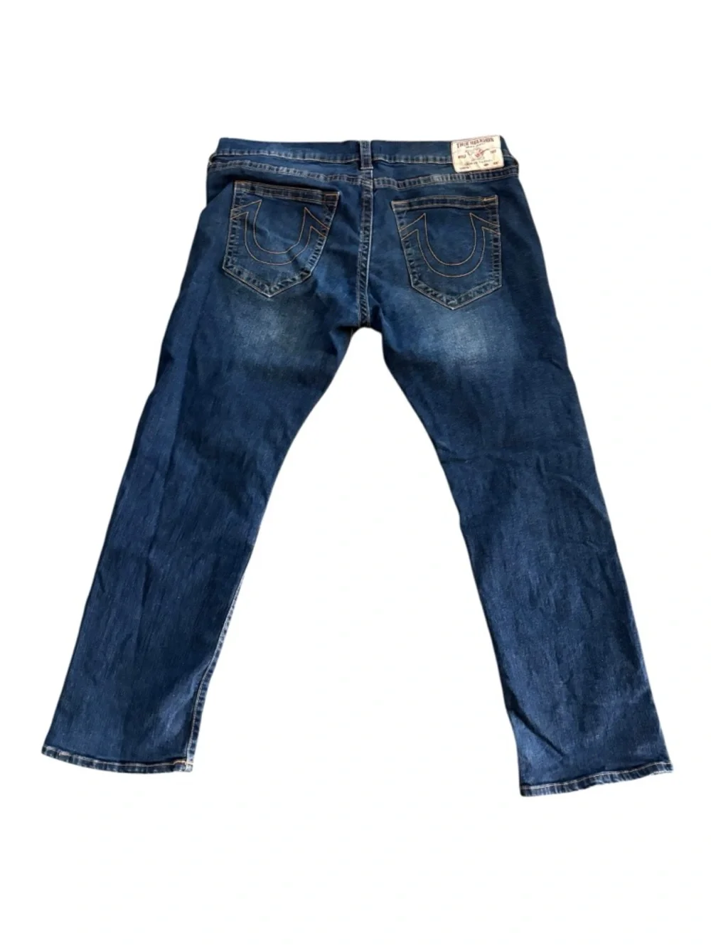 True Religion Men's Ricky Relaxed Straight Denim Jeans 40x30